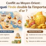face au conflit au moyen-orient, l’inde renforce la protection de sa monnaie en doublant la taxe sur l’importation d’or afin de stabiliser son économie et limiter les sorties de devises.