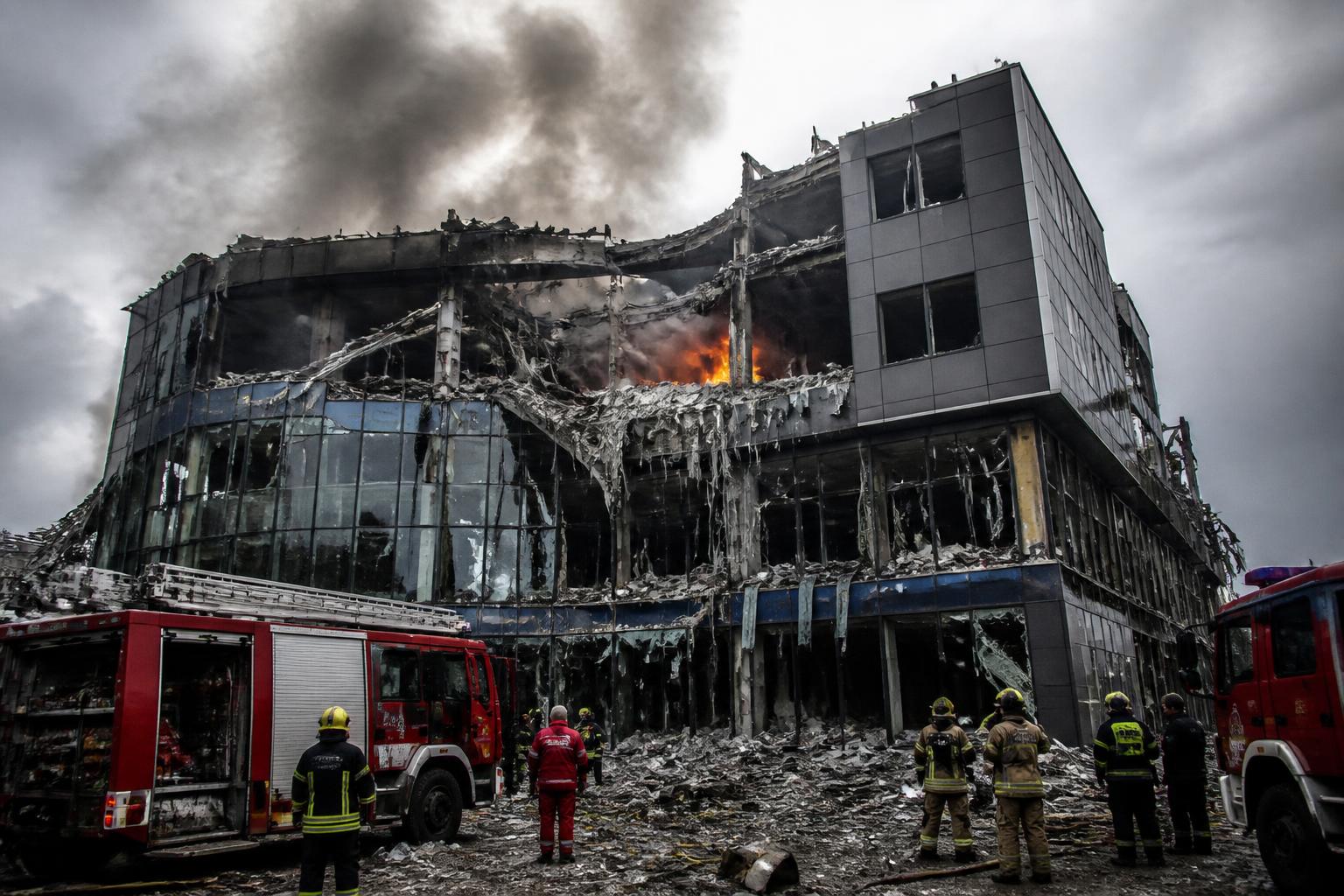 conflit en ukraine : les bureaux des médias allemands ard et dw ont été touchés par des bombardements, soulignant l'impact du conflit sur la presse et la sécurité des journalistes.