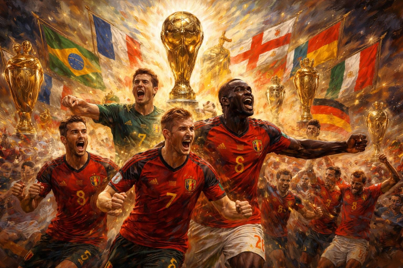 découvrez la sélection des diables rouges pour la coupe du monde, mettant à l'honneur huit championnats avec une forte présence anglaise remarquée.