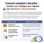 découvrez comment éviter les 3 pièges du cumul emploi-retraite qui pourraient réduire le montant de votre pension. conseils pratiques pour optimiser vos revenus de retraite.