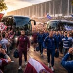 suivez en direct l'arrivée des joueurs de l'ubb et de bath à bordeaux pour la champions cup. vivez la montée de la tension et plongez au cœur de l'ambiance unique du stade avec sud ouest.