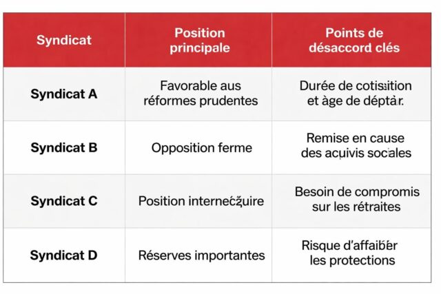 Debat-anime-lors-de-la-conference-sur-le-travail-lemploi-et-les-retraites-des-syndicats-divises-face-aux-documents-presentes-640x427 Les Clés pour Décrypter la Réforme des Pensions et Son Impact Réel