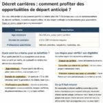découvrez pourquoi certains futurs retraités pourraient bénéficier d'un départ anticipé de 3 mois grâce au décret carrières, et comment cela impacte vos conditions de départ à la retraite.