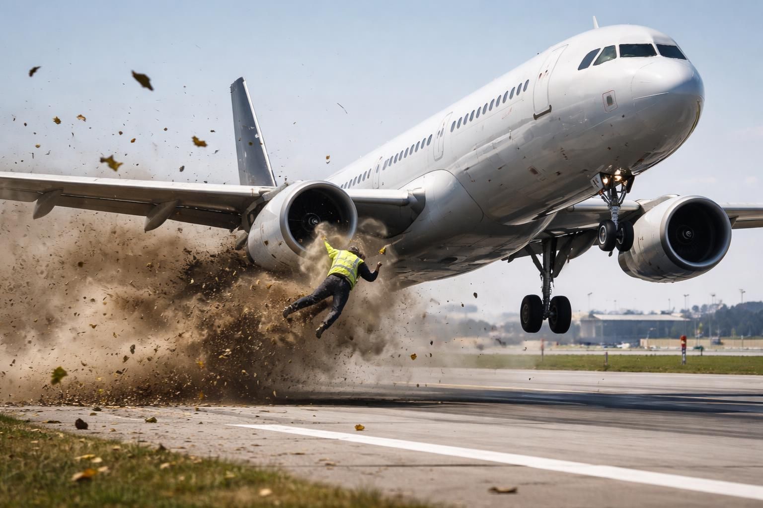 à denver, un piéton a été tragiquement happé par le réacteur d'un airbus a321 lors de son décollage, un accident dramatique qui soulève des questions sur la sécurité aux abords des pistes.