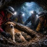 découvrez le courage exceptionnel de bénévoles héroïques qui s'engagent dans une cavité étroite pour sauver une chienne et ses 5 chiots avant l'arrivée d'un violent orage. une histoire de dévouement et de bravoure à ne pas manquer.
