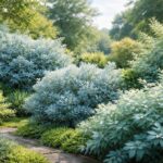 découvrez notre sélection d’arbustes aux feuillages aux teintes « glaz », du bleu au vert, pour apporter une touche de fraîcheur et d’élégance à votre jardin.