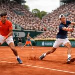 suivez le direct de roland-garros avec djokovic qui concède un set face à valentin royer, tandis que paolini poursuit son parcours sur le court. résultats et analyses en temps réel sur rtbf.