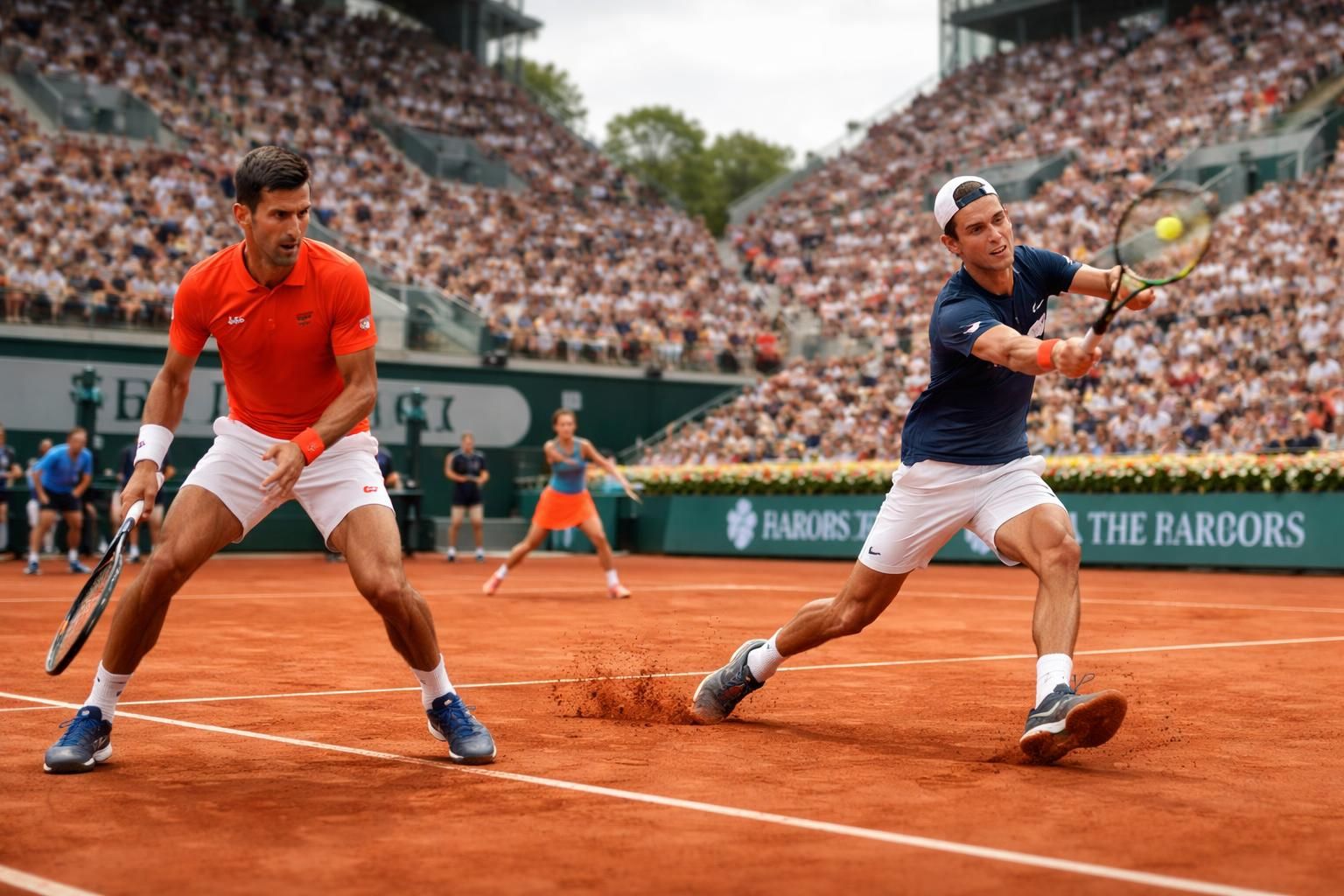 suivez le direct de roland-garros avec djokovic qui concède un set face à valentin royer, tandis que paolini poursuit son parcours sur le court. résultats et analyses en temps réel sur rtbf.