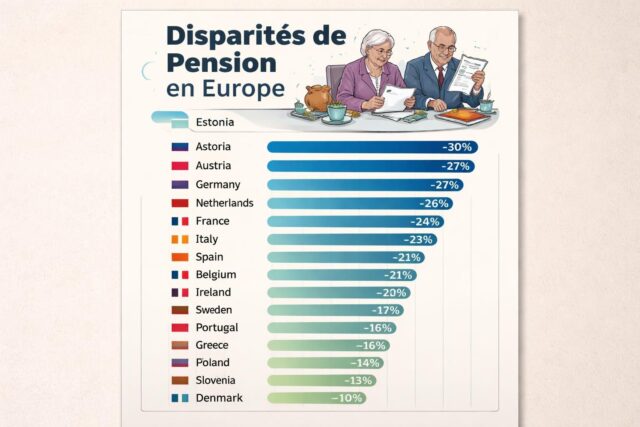 Disparites-de-pension-en-Europe-quelle-est-la-reduction-moyenne-pour-les-femmes--640x427 Comment le durcissement des règles sur le cumul emploi-retraite met en péril l’avenir de l’industrie de défense française
