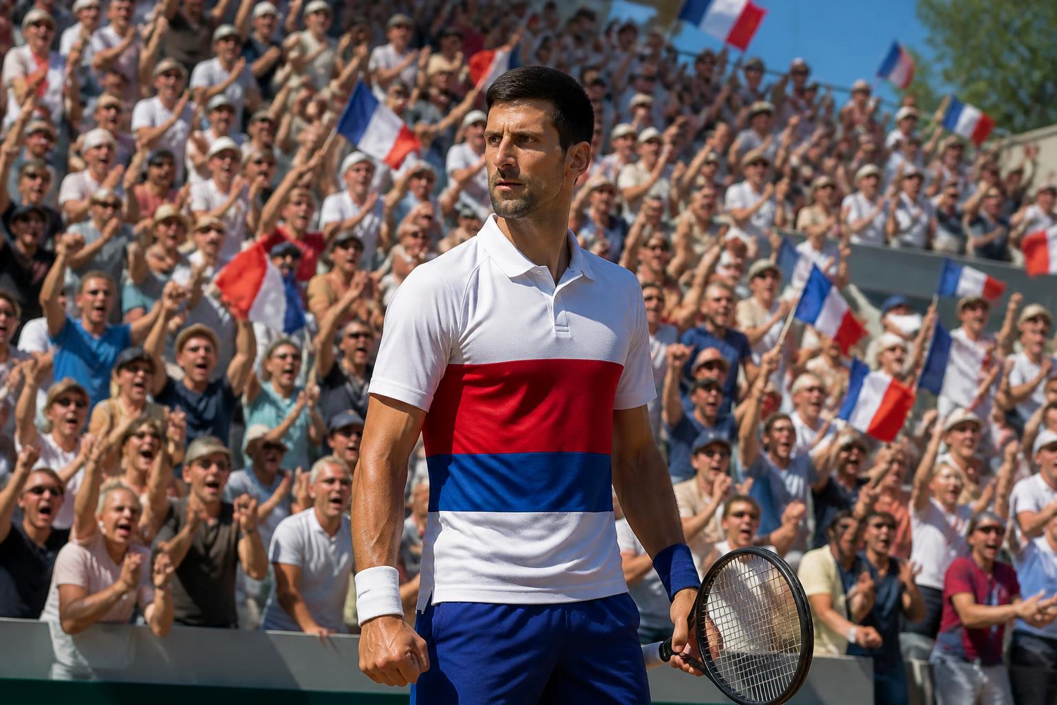 découvrez comment novak djokovic fait face à l'ambiance passionnée et parfois agitée des supporters français lors de ses matchs, dans un contexte sportif intense.