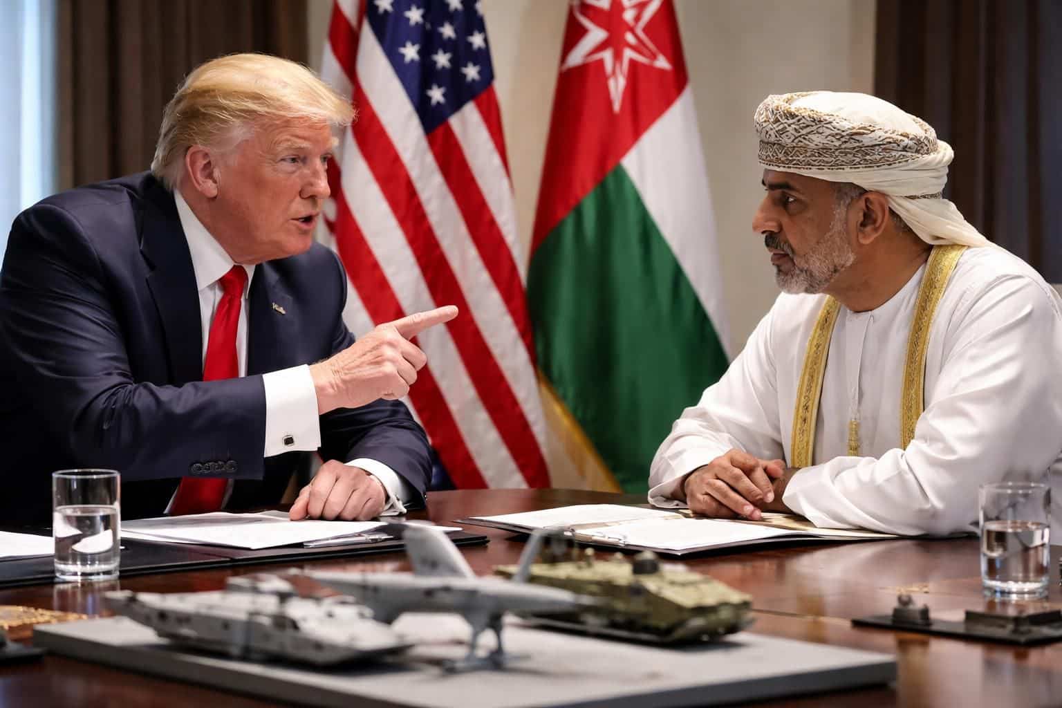 donald trump alerte oman sur sa dépendance croissante à la puissance militaire, soulignant les enjeux géopolitiques régionaux dans une démonstration de force.