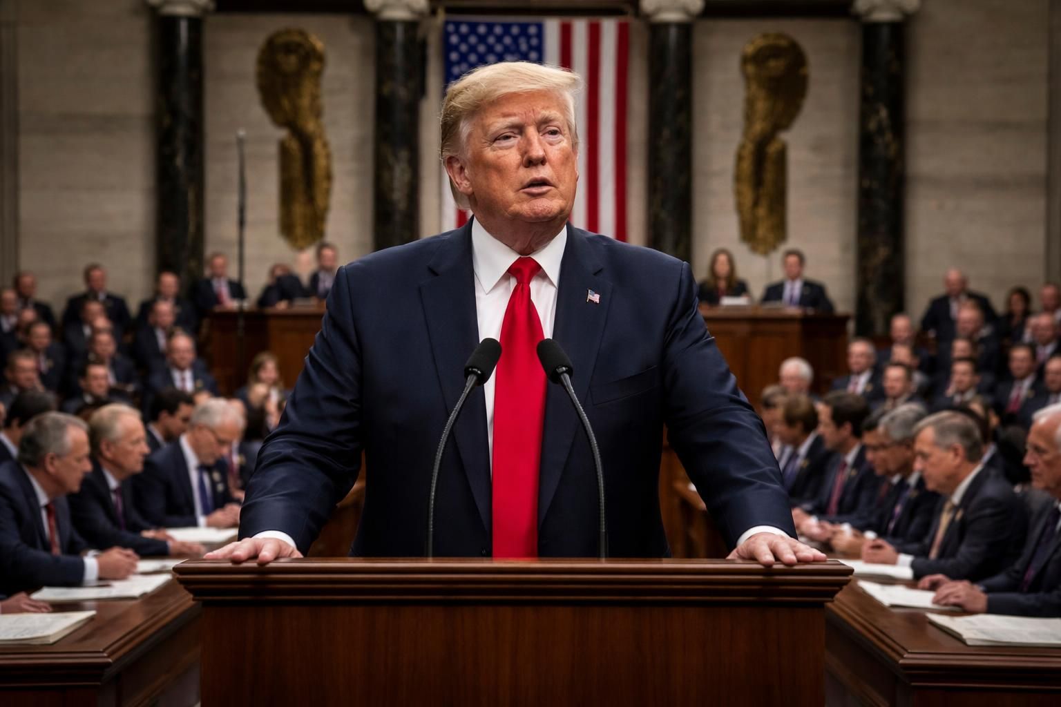 suivez en direct l'annonce de donald trump au congrès sur la fin des hostilités entre les états-unis et l'iran dans le cadre du conflit au moyen-orient.