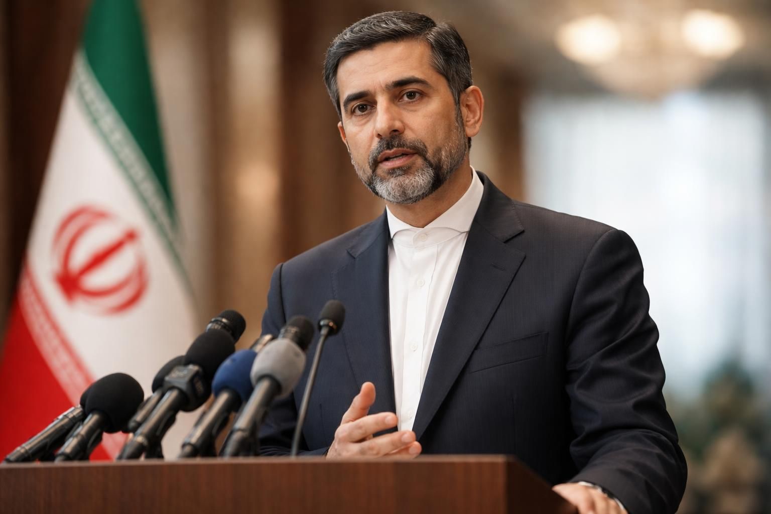 suivez en direct le conflit au moyen-orient avec les déclarations d'un porte-parole iranien insistant sur la recherche d'une solution pacifique imminente.
