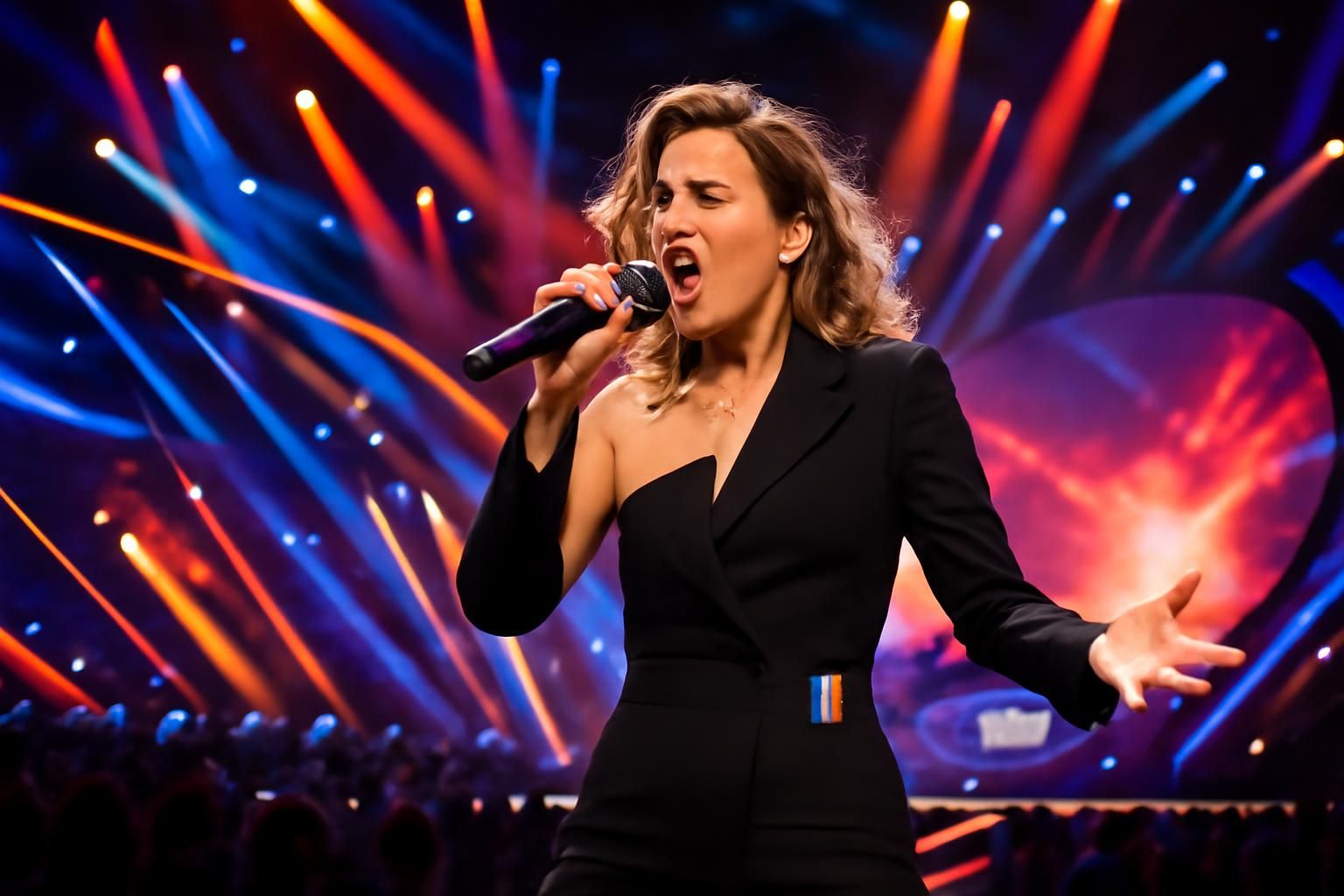 suivez en direct l'eurovision 2026 avec monroe, la voix française captivante, qui dévoile sa chanson «regarde !» sur la scène internationale.