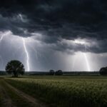 découvrez en images les orages éclatants qui illuminent le ciel de la loire-atlantique, actuellement en vigilance jaune pour fortes intempéries.