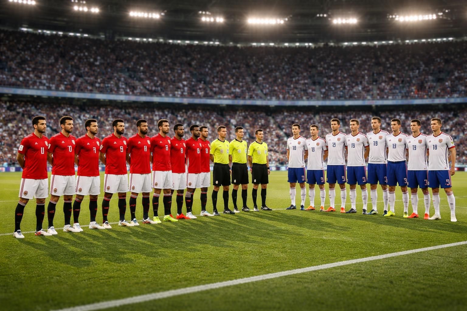 découvrez l'effectif officiel des équipes d'égypte et de russie pour le match amical du 28 mai 2026 sur ysscores.com. suivez toutes les mises à jour en temps réel.