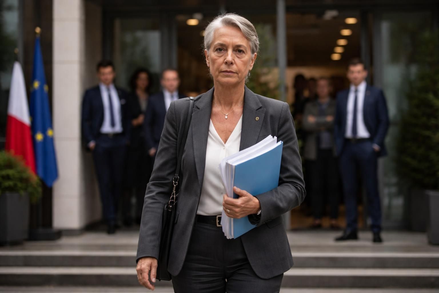 élisabeth borne annonce son départ de la direction de renaissance, marquant son désaccord avec la ligne politique du parti, selon l'alsace.