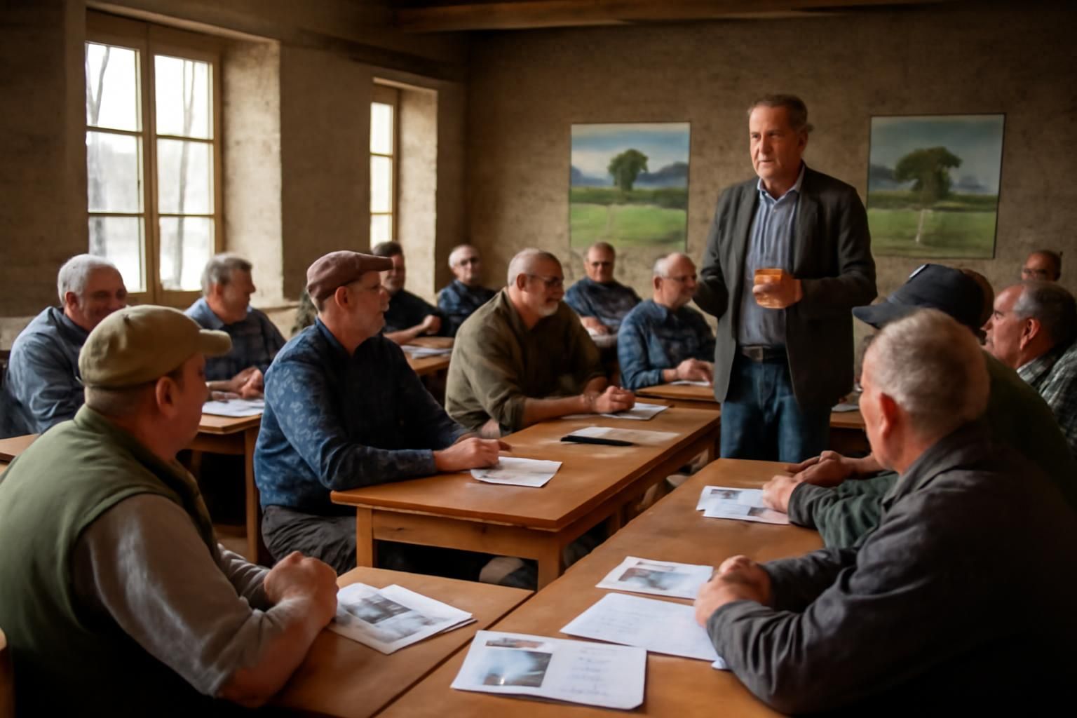 découvrez lors de la réunion cantonale de l'adra 63 à ennezat les enjeux et la lente progression des retraites agricoles, un sujet crucial pour les agriculteurs de la région.