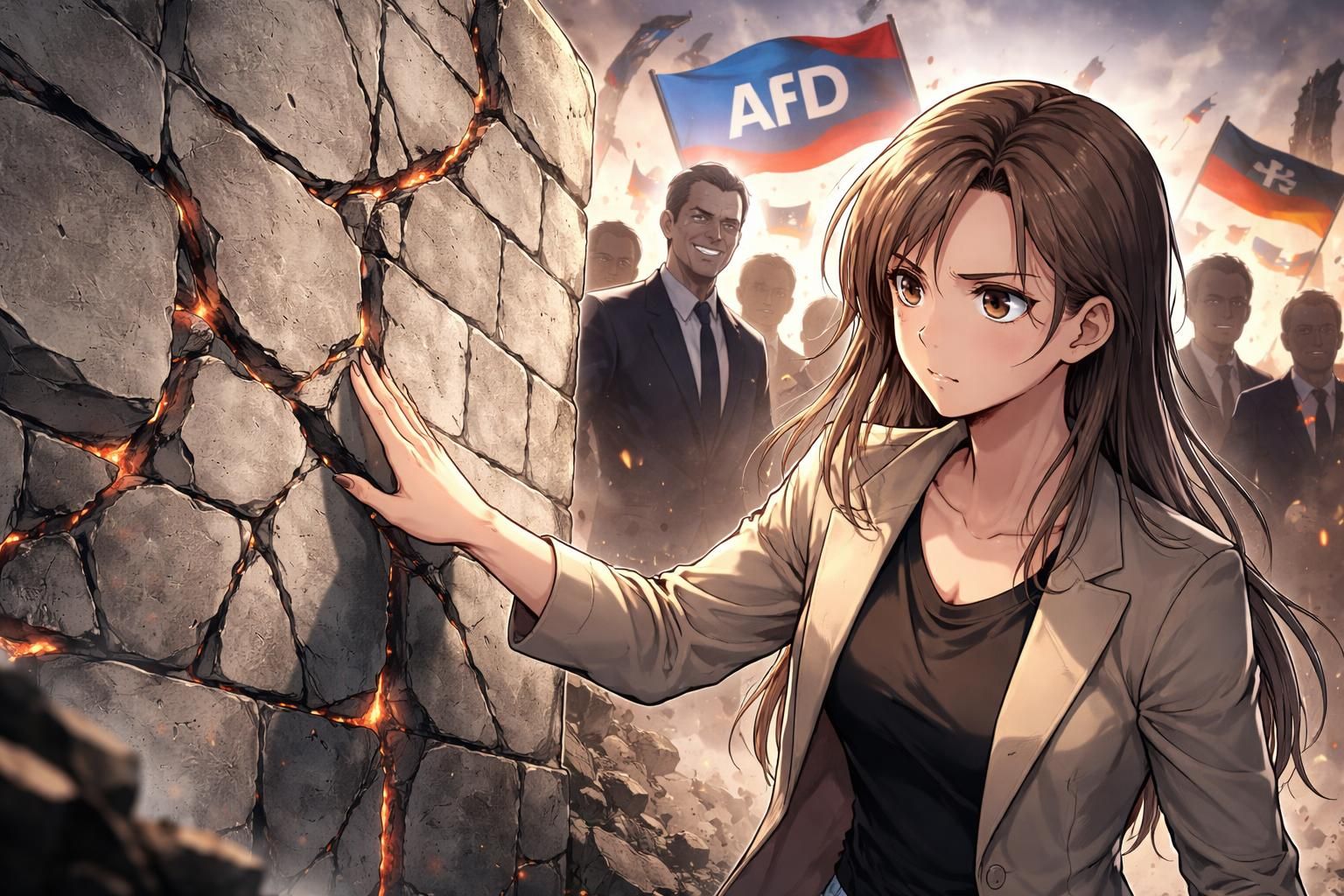 découvrez l'entretien avec elisa goudin-steinmann sur la montée des défis face au 'mur pare-feu' contre l’afd en allemagne, et comment cette barrière commence à s'effriter.