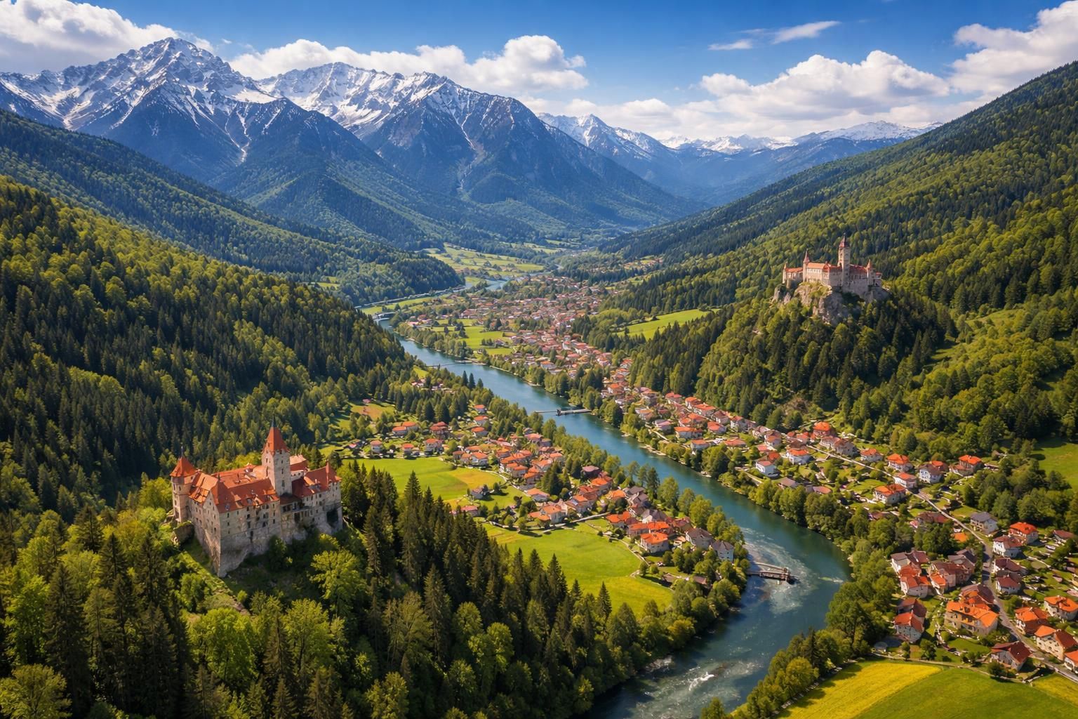 découvrez la beauté spectaculaire de la roumanie vue du ciel grâce à des prises de vue aériennes impressionnantes réalisées avec des drones, exclusivement sur msn.