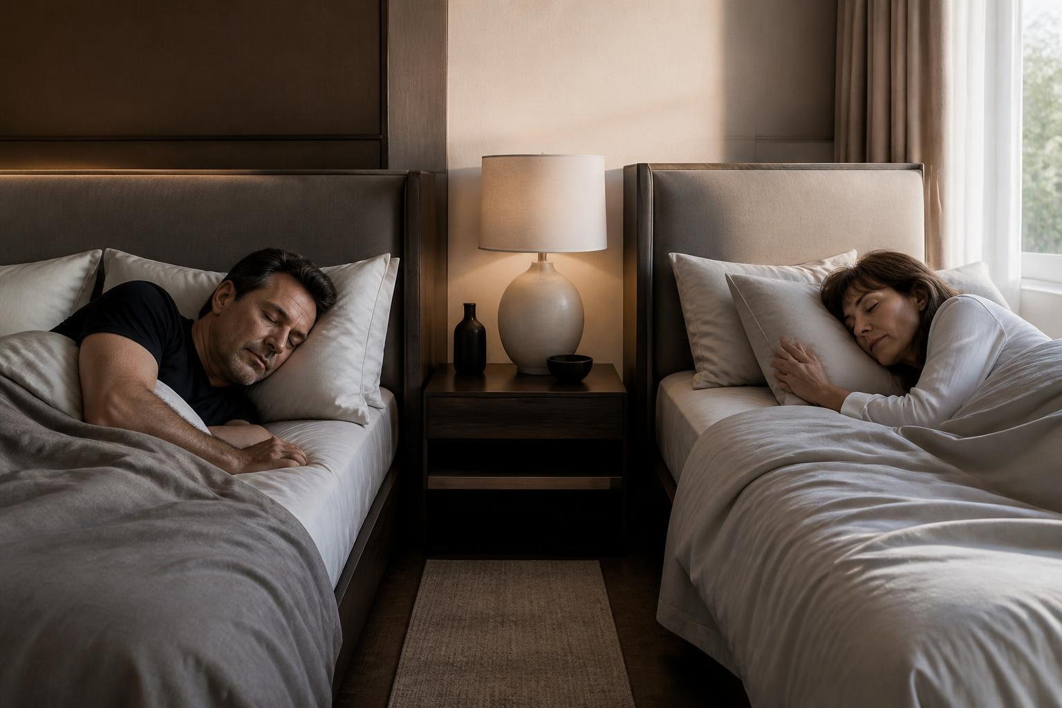 découvrez comment fabien onteniente et son épouse ont opté pour un 'divorce par le sommeil', une méthode originale pour gérer leur séparation.