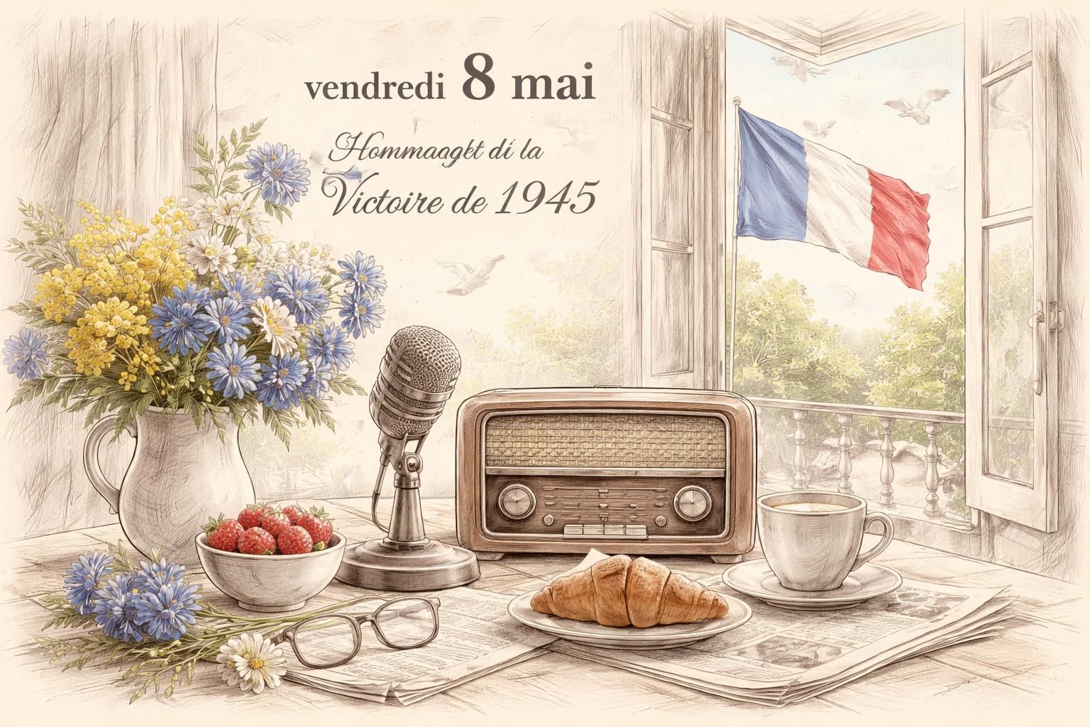 france 2 réinvente sa matinale du vendredi 8 mai pour célébrer la victoire de 1945 avec un hommage spécial et des contenus inédits.