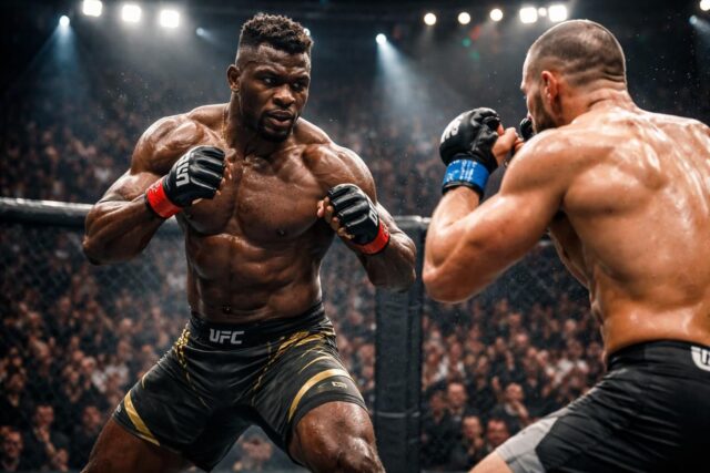 Francis-Ngannou-fait-son-grand-retour-en-MMA-face-a-Philipe-Lins-AsatuNews.co_.id_-640x427 Suivez en direct le choc NBA entre Dallas Mavericks et New Orleans Pelicans le 6 novembre 2025