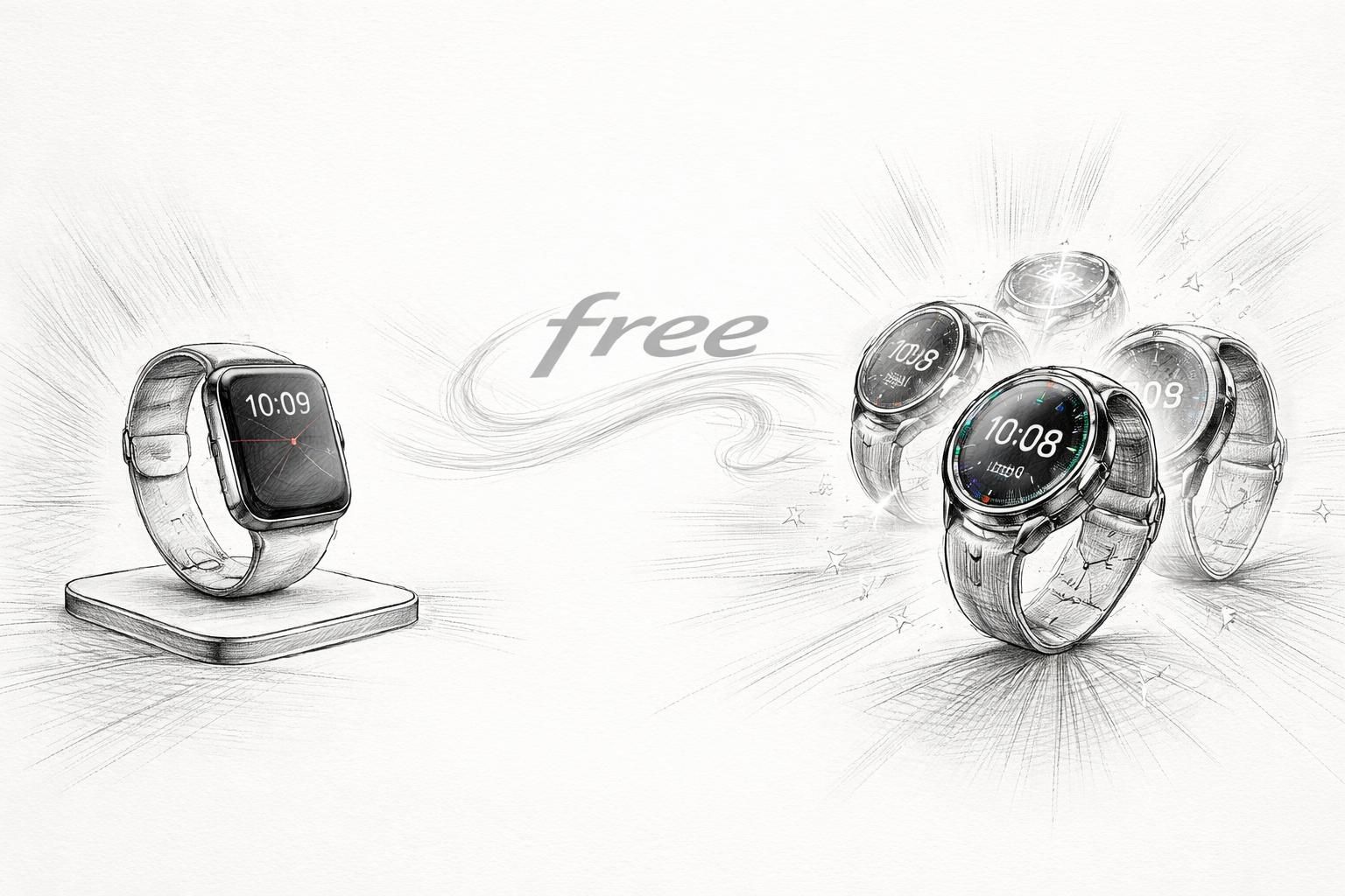 free mobile élargit son offre en intégrant les montres samsung galaxy watch, mettant fin à la domination exclusive de l'apple watch sur le marché, selon numerama.