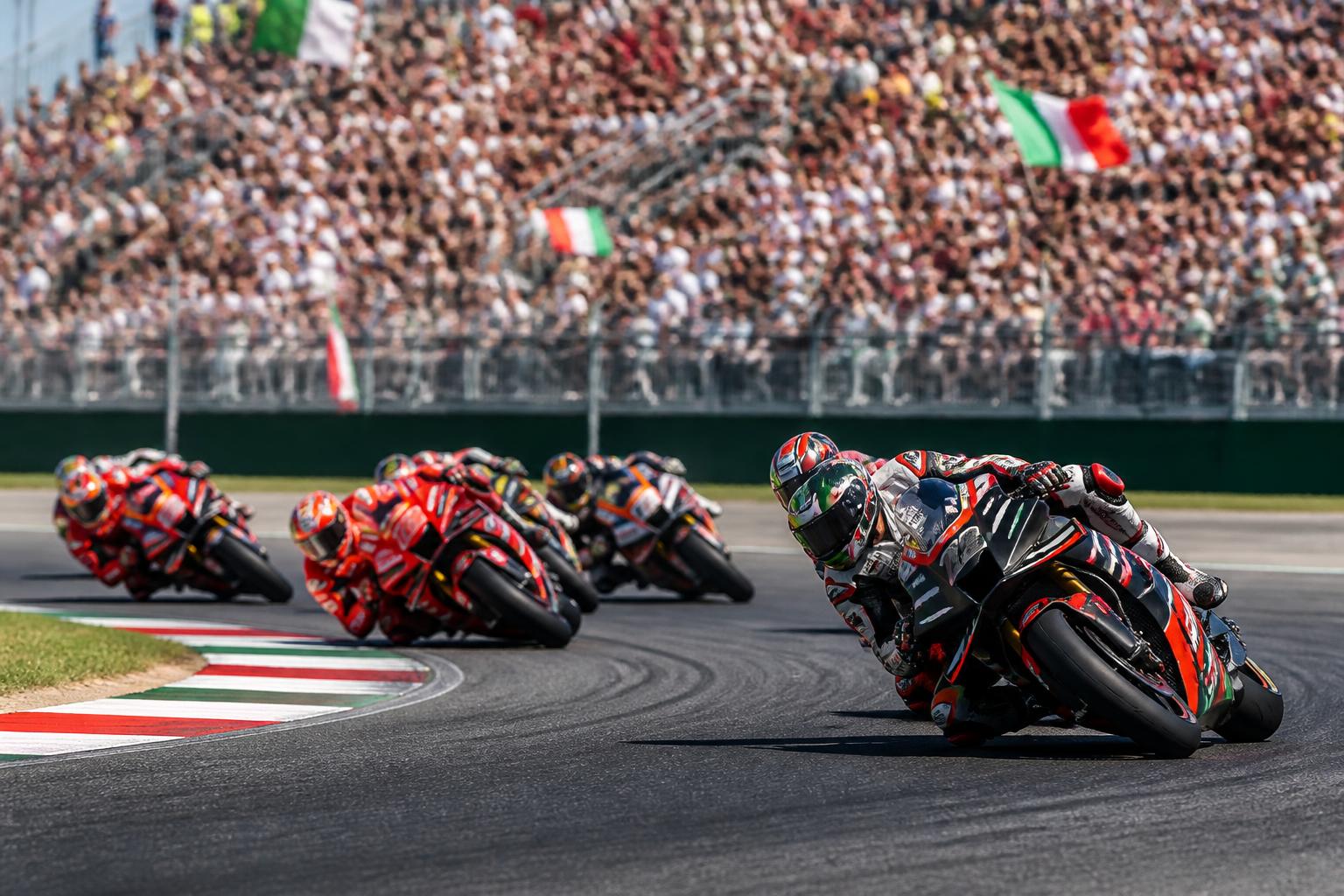 revivez les moments forts du gp d'italie motogp™ avec la tissot sprint, une course pleine de suspense et d'émotions intenses.