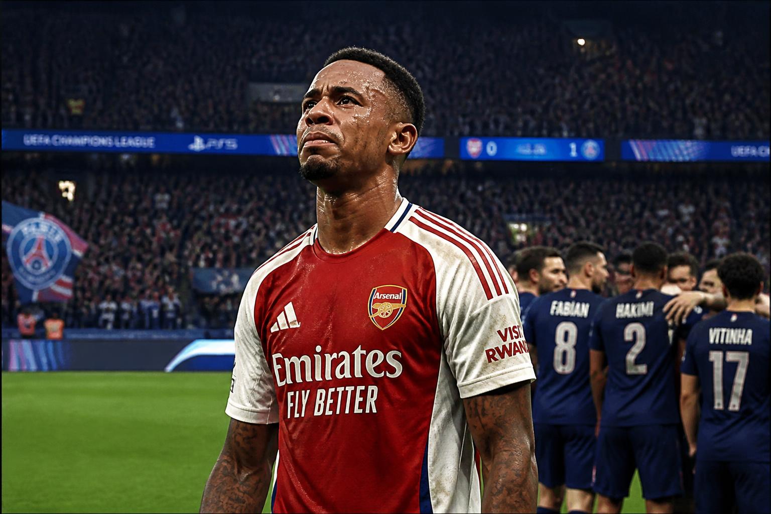 découvrez l'histoire de gabriel, défenseur brésilien devenu héros malgré lui lors de la finale intense de la ligue des champions entre le psg et arsenal, marquée par une défaite cruelle.