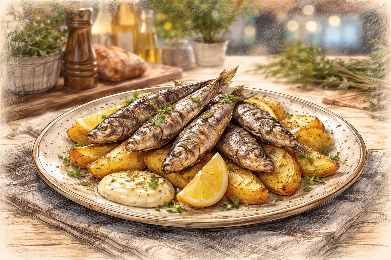 découvrez une recette gourmande alliant pommes de terre croustillantes et sardines savoureuses, extrait de l'émission météo à la carte sur france tv, pour un voyage culinaire plein de saveurs.