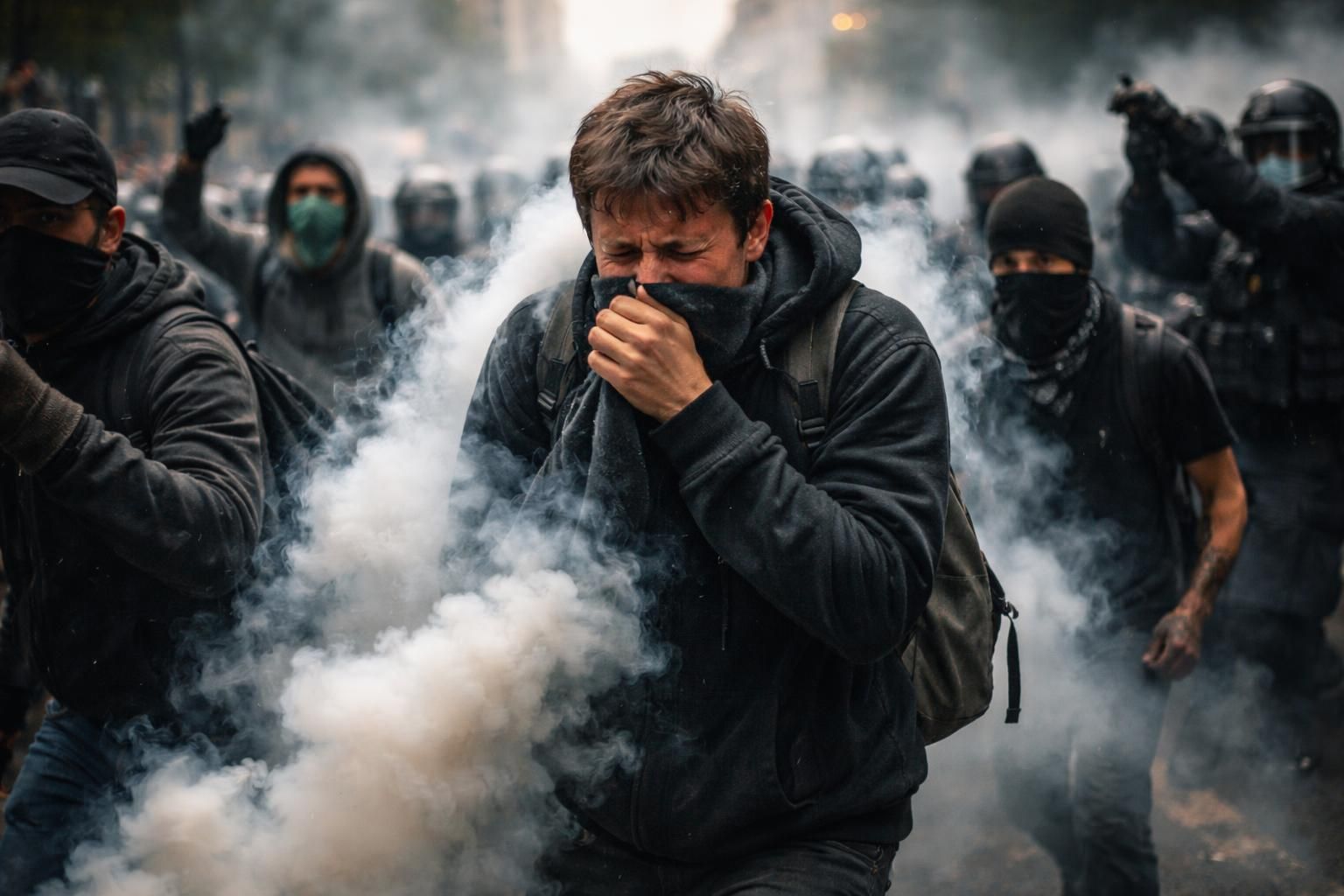 trois ans après avoir été gazé lors d'une manifestation, une personne est condamnée à six mois de prison pour violences. retour sur cette affaire marquante.