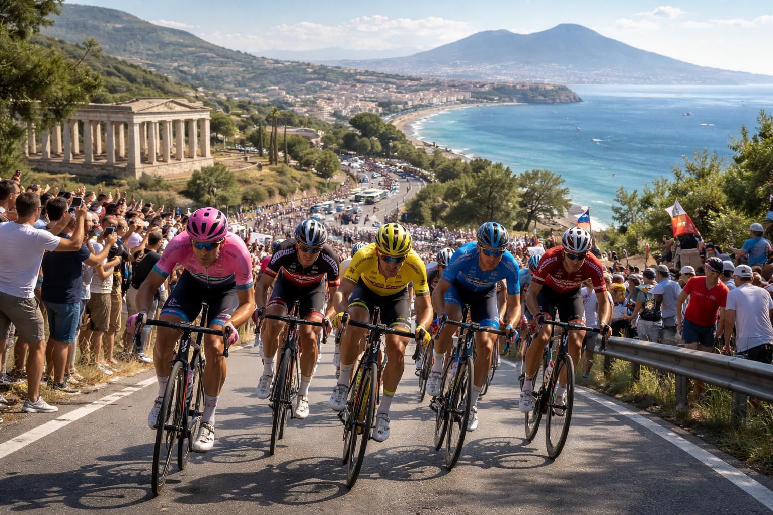 découvrez le résumé complet et le classement de la 6ème étape du giro 2026 entre paestum et naples. suivez les performances des coureurs et les moments clés de cette étape passionnante.