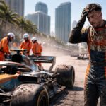découvrez les difficultés de hadjar, entre sanction en qualifications et accident à miami, une série noire qui interroge sur ses récents défis sportifs.
