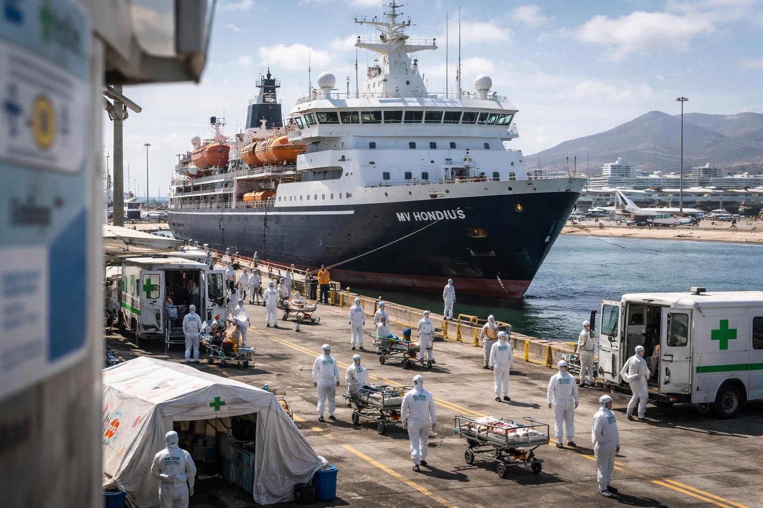 alerte au hantavirus : le navire mv hondius arrive dimanche aux canaries. des vols de rapatriement sont organisés, notamment vers la france, pour assurer la sécurité des voyageurs.