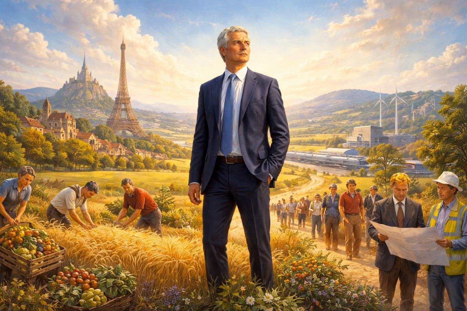 hervé morin souligne l'importance de redonner au pays les clés de sa prospérité pour un avenir économique solide et durable.