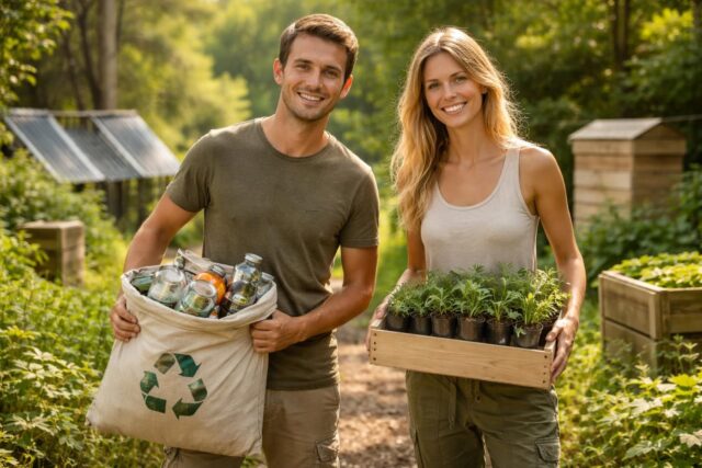 Hugo-Clement-et-Alexandra-Rosenfeld-un-engagement-concret-pour-une-vie-ecoresponsable-640x427 Célébration des noces d'or à deux pas de Bayeux : 50 ans après, Violette et Gérard renouvellent leurs vœux