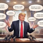 analyse des multiples déclarations de trump visant à semer le doute sur l'étendue réelle de son pouvoir face à la situation en iran.