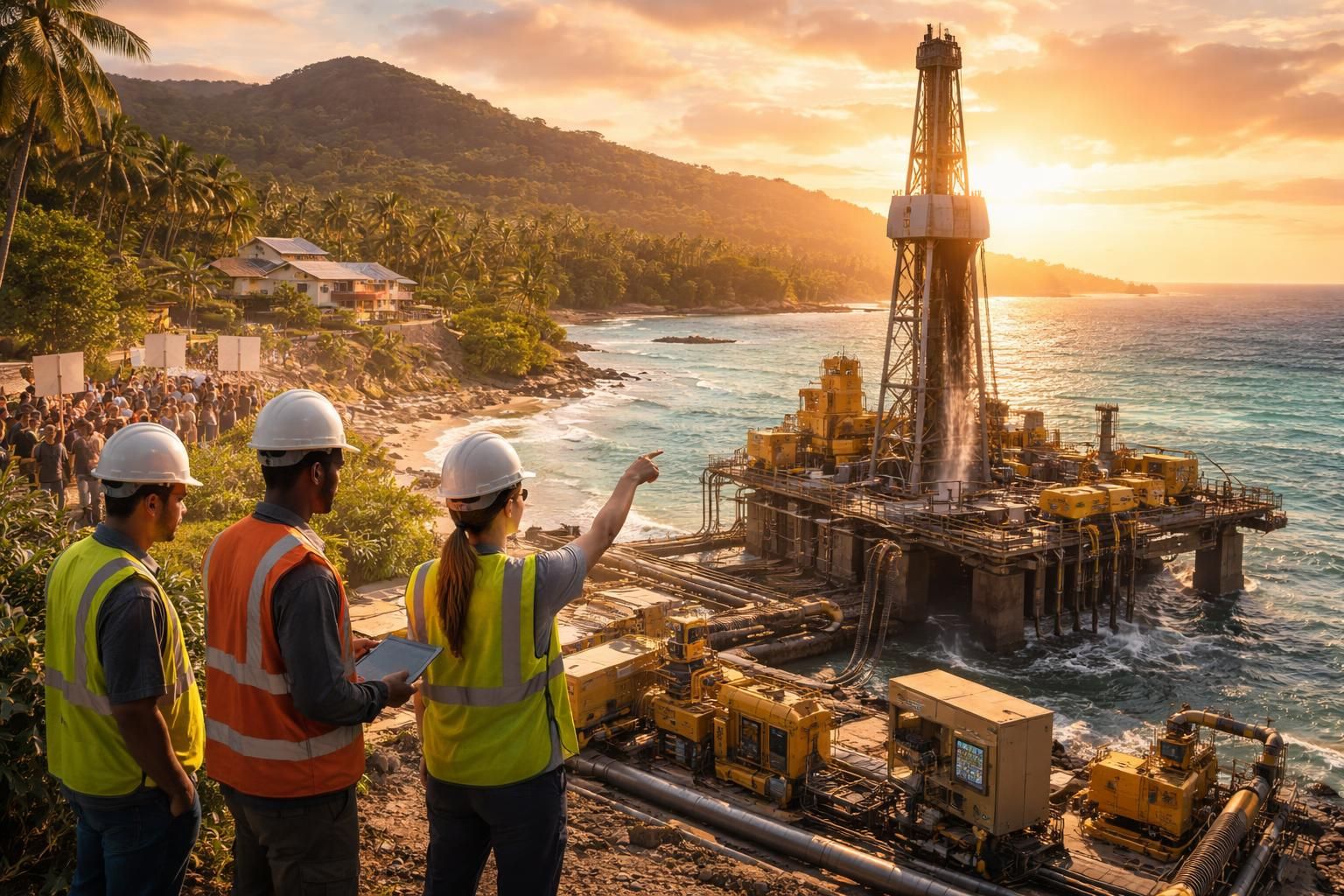 la découverte potentielle de pétrole en jamaïque risque de bouleverser son engagement mondial à éliminer les énergies fossiles en 2024, suscitant un débat intense sur l'avenir énergétique du pays.