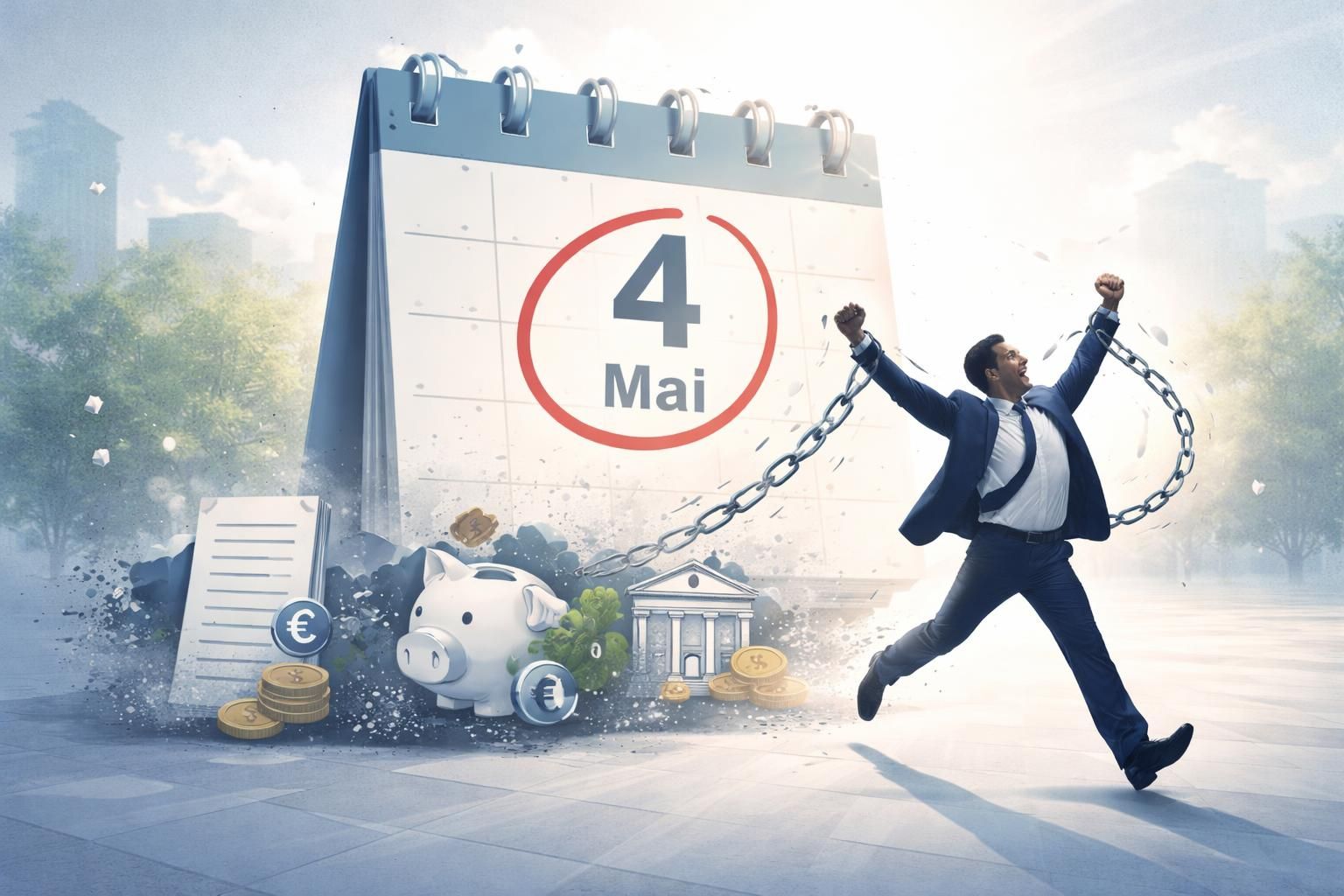 découvrez pourquoi, à partir du 4 mai, les salariés français arrêtent de financer l'état et commencent à travailler uniquement pour eux-mêmes lors du « jour de libération des actifs ».