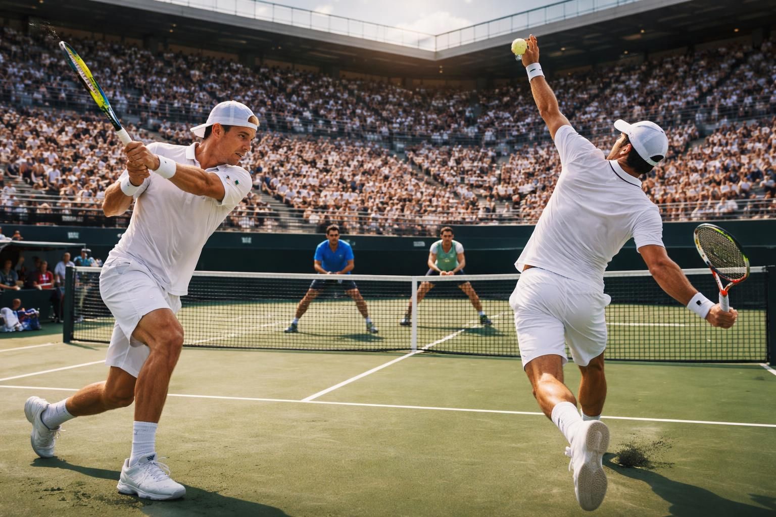 suivez le match palpitant entre juan manuel cerúndolo et mariano navone contre miguel reyes-varela et alejandro tabilo, en direct sur eurosport.