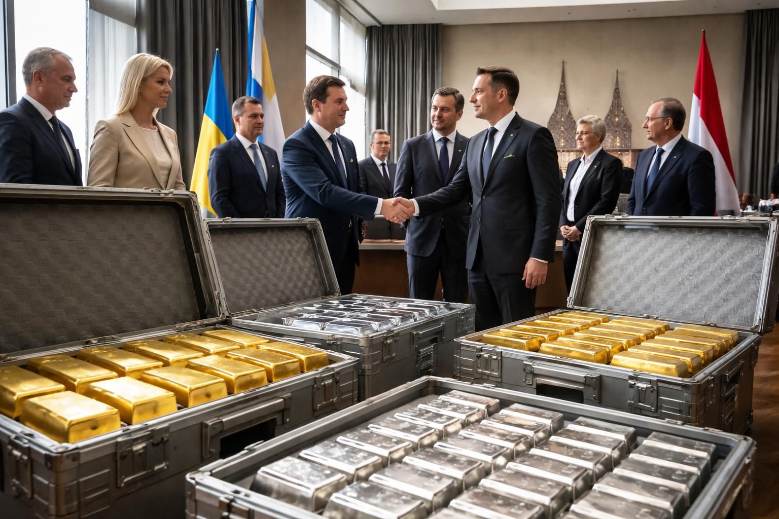 kyiv confirme la restitution de l'or et de l'argent saisis à budapest en mars dernier, un développement clé dans les relations internationales et financières.