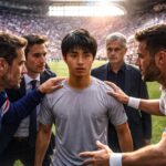 l’ol se prépare à un grand défi en affrontant le real madrid et mourinho pour recruter un jeune talent japonais prometteur.