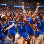 l'oklahoma city thunder se qualifie pour la finale de la conférence ouest en nba, prêt à défier les meilleurs pour le titre.