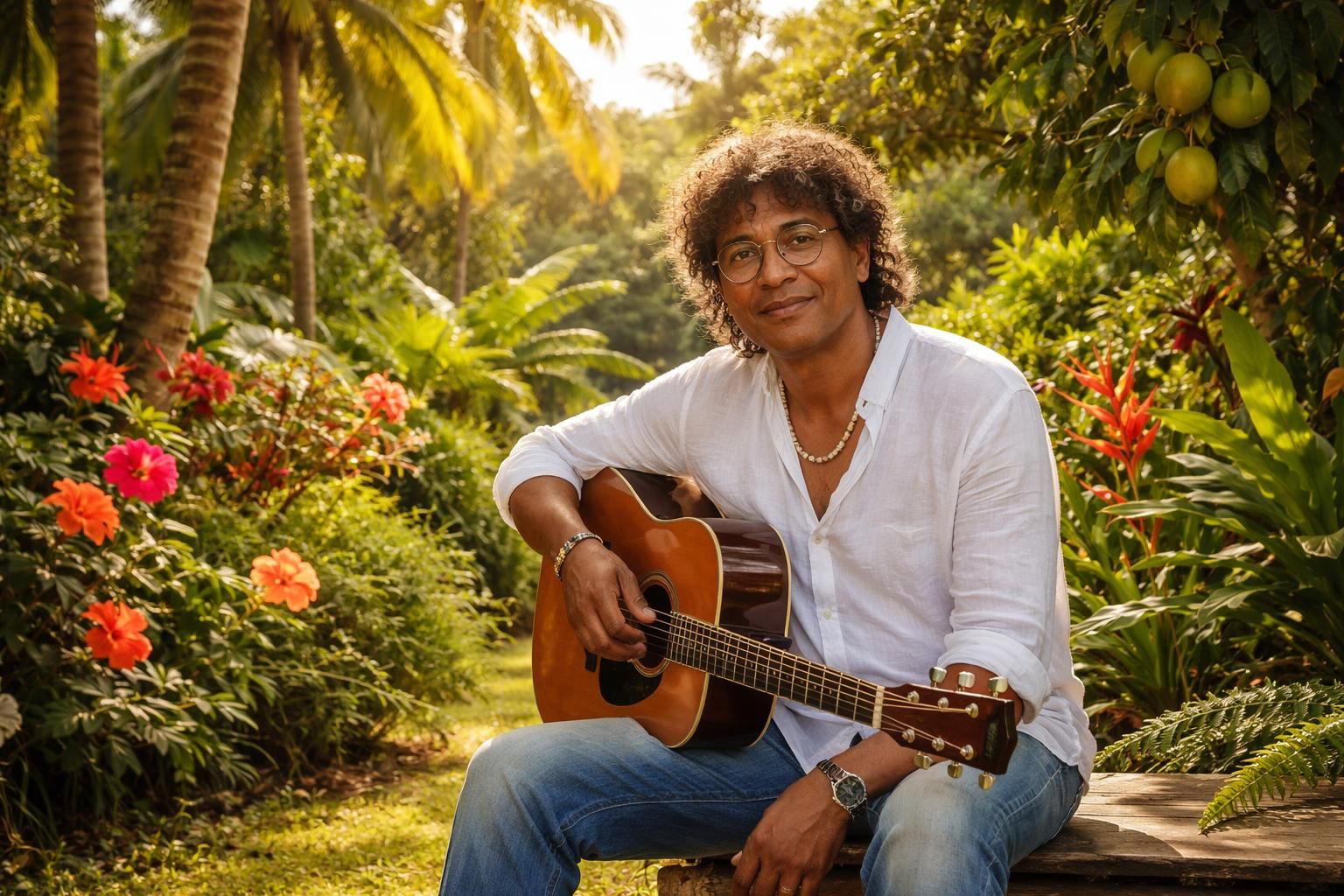 découvrez le refuge de laurent voulzy en guadeloupe, un havre de paix où s'entrelacent ses racines et la nature luxuriante, raconté par le journal de la maison.