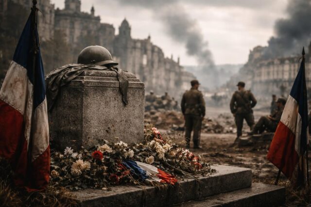 Le-8-mai-ni-armistice-officiel-ni-fin-definitive-du-conflit-RMC-640x427 PODCAST : Drame en Alsace avec l'agression d'une enseignante, mobilisation des grévistes prévue pour le 2 octobre et retour sur les inondations ravageuses en Italie - Résumé des faits marquants du soir - BFMTV