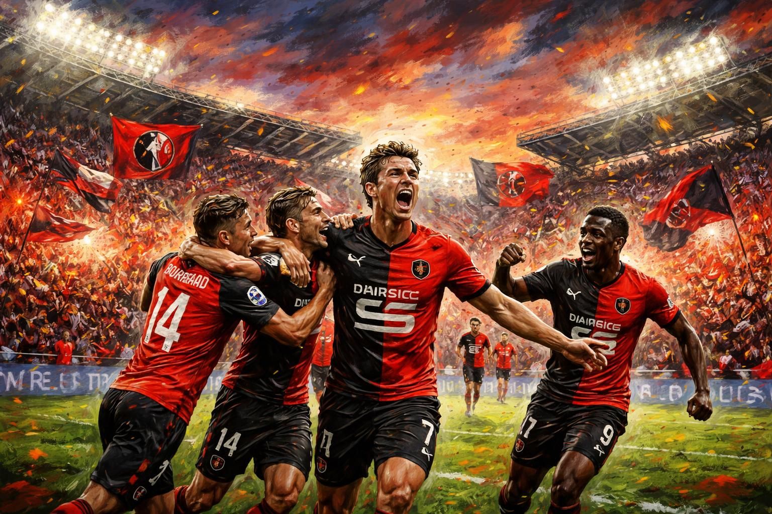 découvrez le retour triomphal du stade rennais f.c. sur la scène européenne, où les rouge et noir retrouvent leur gloire et passionnent leurs supporters.