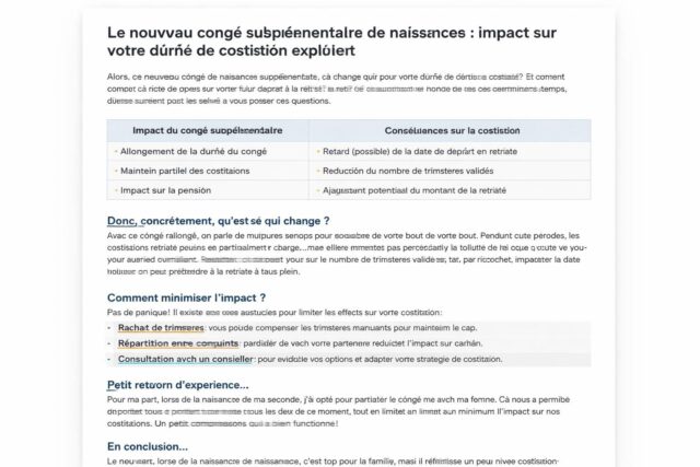 Le-nouveau-conge-supplementaire-de-naissance-impact-sur-votre-duree-de-cotisation-explique-640x427 Aide à domicile : êtes-vous un retraité concerné par la récente régularisation ?