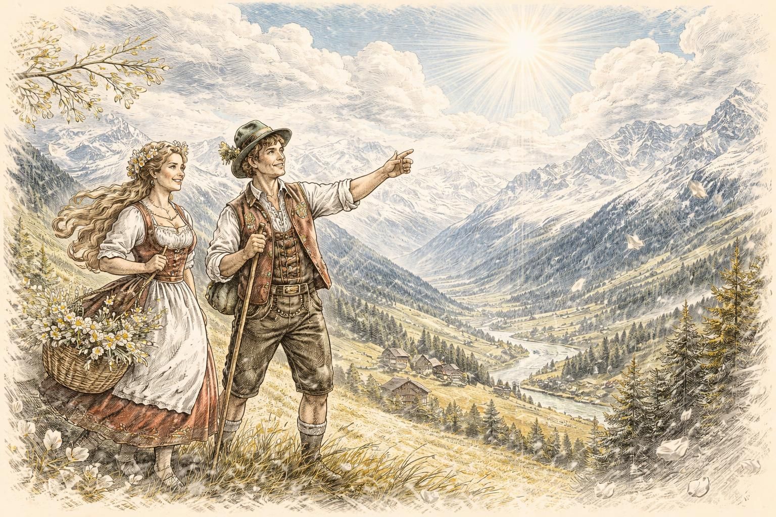 découvrez les raisons d'un mois d'avril météorologique exceptionnel en suisse avec pomona et das wallis im hosensack qui dévoilent tous les secrets de ce phénomène unique.
