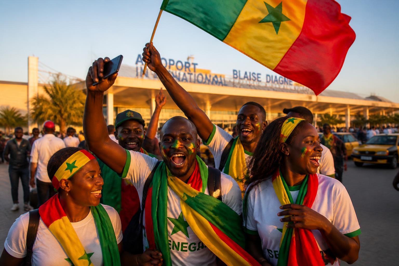les supporters sénégalais bénéficiant d'une grâce présidentielle sont enfin rentrés dans leur pays, marquant un moment de soulagement et de joie pour leurs familles et la nation.